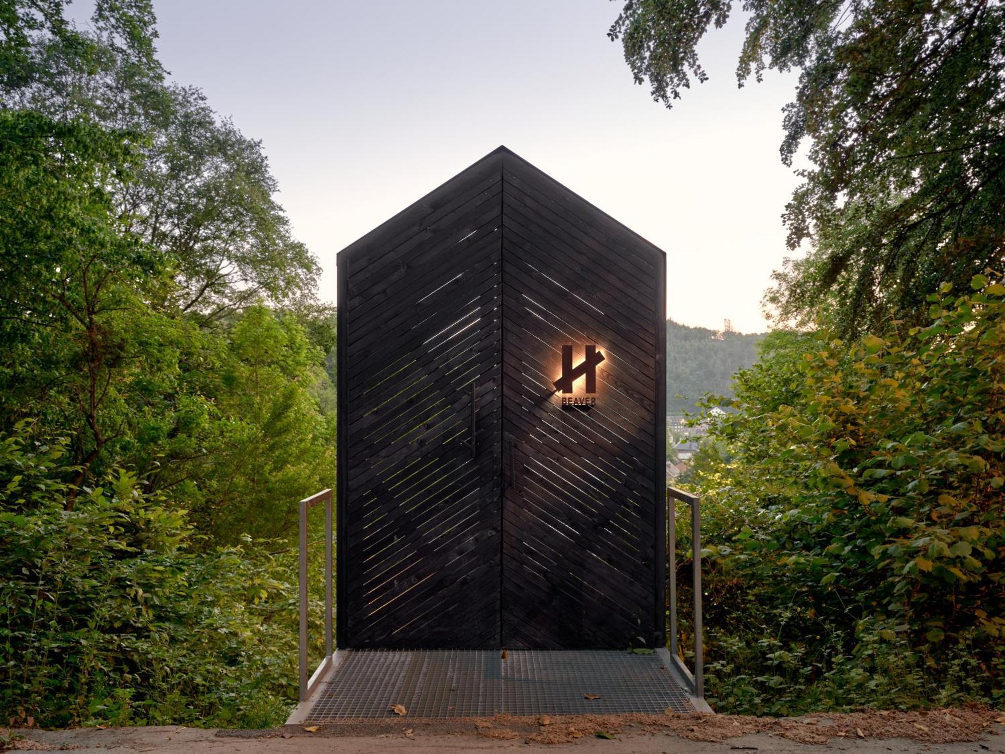 Hutstuf The Beaver & Private Outdoor Spa La-Roche-en-Ardenne Eksteriør bilde