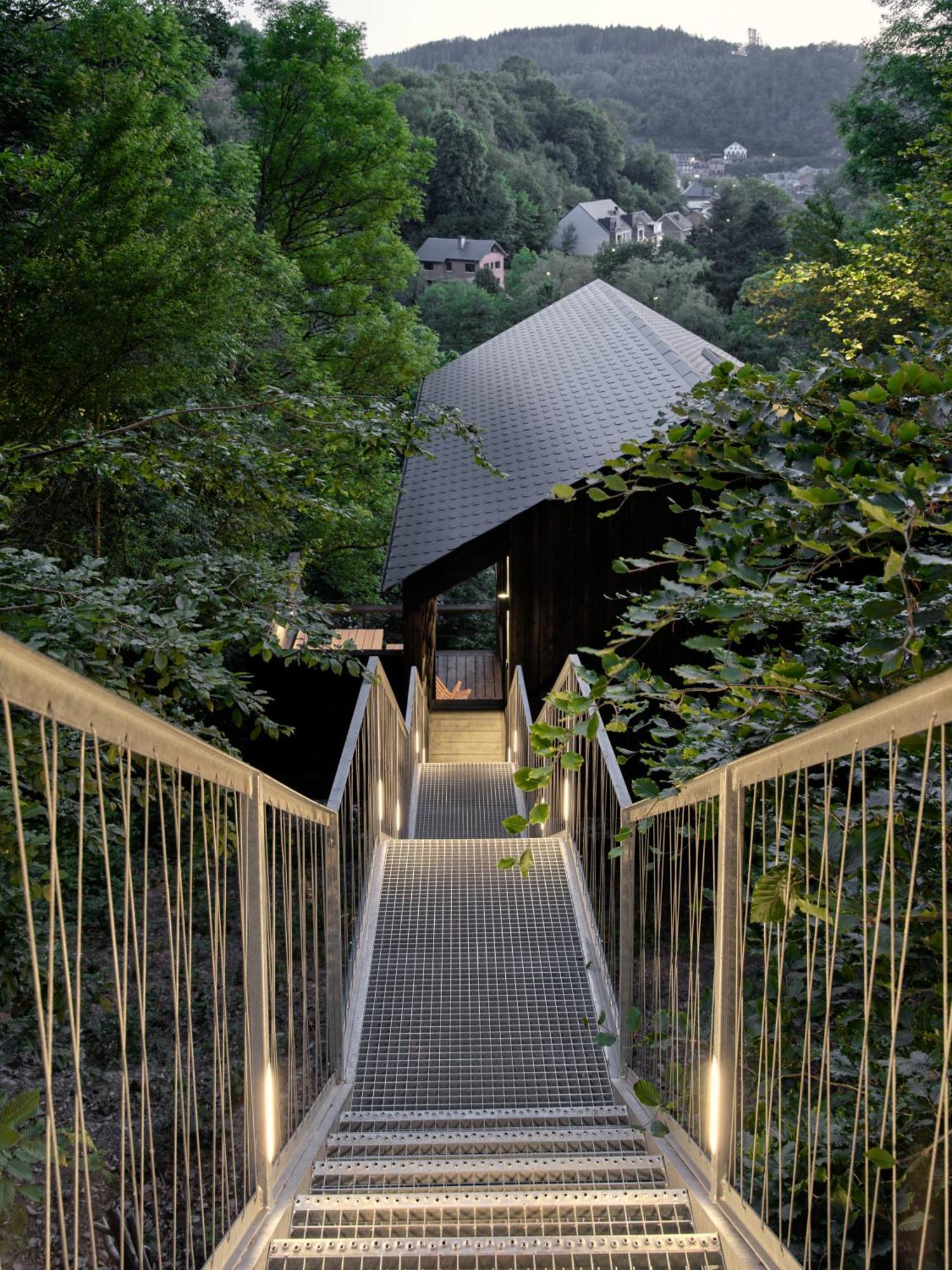 Hutstuf The Beaver & Private Outdoor Spa La-Roche-en-Ardenne Eksteriør bilde