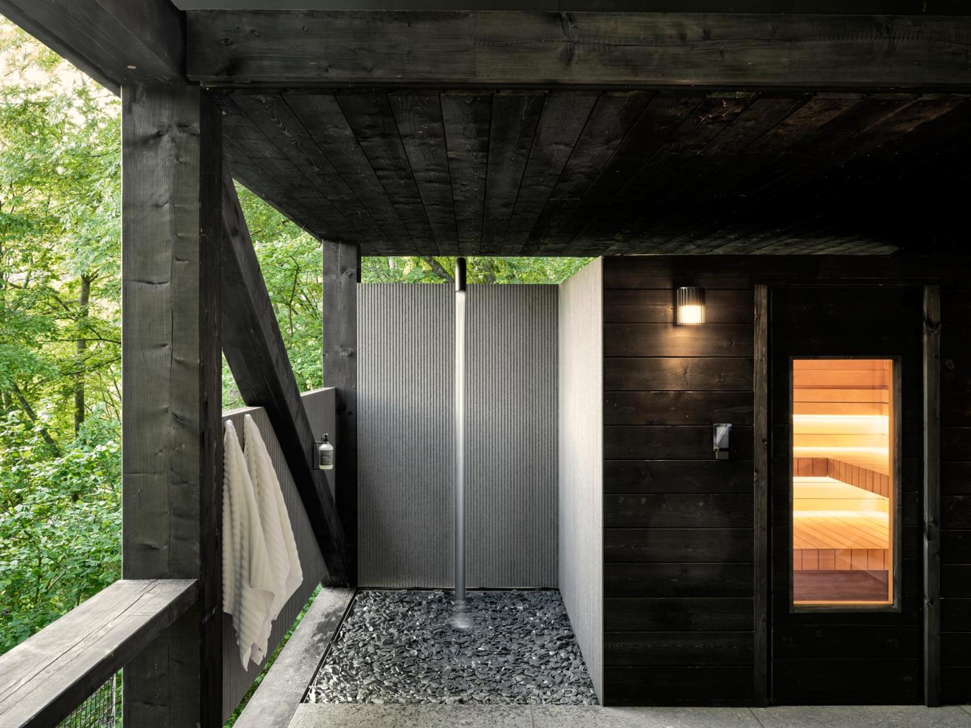 Hutstuf The Beaver & Private Outdoor Spa La-Roche-en-Ardenne Eksteriør bilde